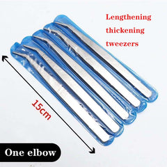 Stainless Steel Tweezers,Gardening tools are a great aid 2pcs elbow