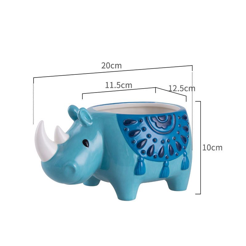 Creative European American Ins Style Cute Animal Pen Holder / Flower Pot (No Drainage Hole), Home Sundries Organization Gift Decor