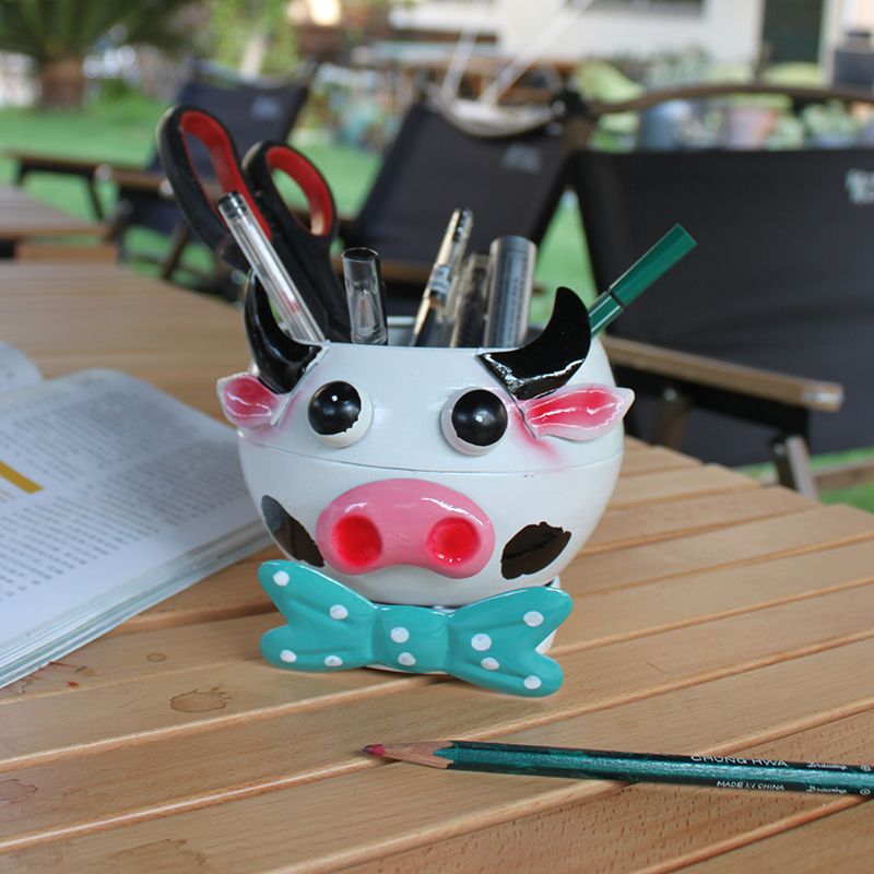 Super Cute Creative Iron Art Animal Flower Pot, Garden Courtyard Balcony Home School Desktop Decor
