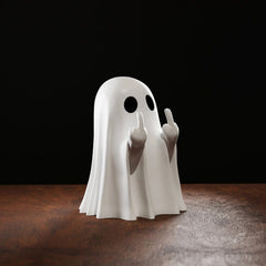 New Cute Creative Flipping Finger Ghost Figurine, Provocative Desktop Decor, Friend Birthday Gift