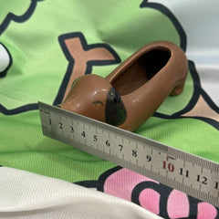 Creative Cute Cartoon Dachshund Ceramic Succulent Pot (Can be drilled), Fun Planter (Slight Imperfections)
