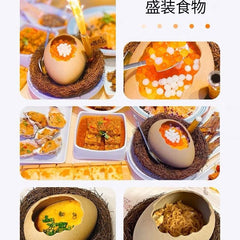Creative Ceramic Bowl, Same Style Instant Noodle / Dessert / Steamed Egg Bowl, Restaurant Tableware Decor