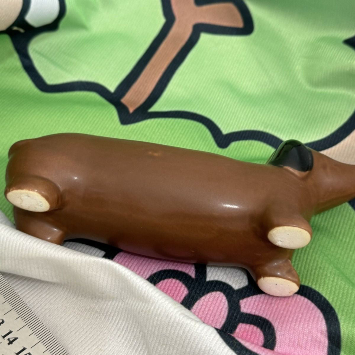 Creative Cute Cartoon Dachshund Ceramic Succulent Pot (Can be drilled), Fun Planter (Slight Imperfections)