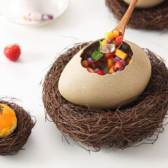 Creative Ceramic Bowl, Same Style Instant Noodle / Dessert / Steamed Egg Bowl, Restaurant Tableware Decor