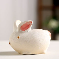 Creative Cartoon Personalized Ceramic Succulent Pot, Breathable Hand-Painted Animal Desktop Decor