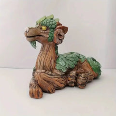 Cross-Border Hot Selling Succulent Dragon Garden Guardian Resin Craft Figurine, Garden Desktop Decoration