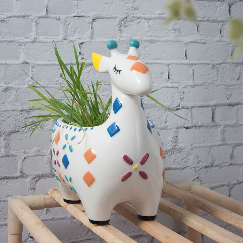 Creative European American Ins Style Cute Animal Pen Holder / Flower Pot (No Drainage Hole), Home Sundries Organization Gift Decor