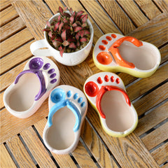 Creative Cute Cartoon Ceramic Ashtray, Ins Style Trendy Personalized Slipper Design, Home Gift for Boyfriend