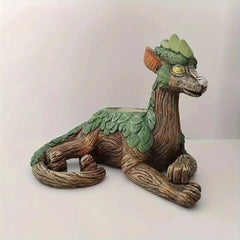 Cross-Border Hot Selling Succulent Dragon Garden Guardian Resin Craft Figurine, Garden Desktop Decoration