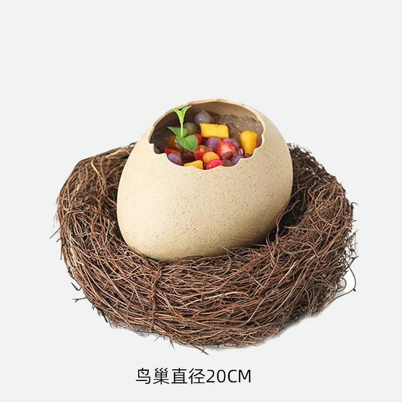 Creative Ceramic Bowl, Same Style Instant Noodle / Dessert / Steamed Egg Bowl, Restaurant Tableware Decor