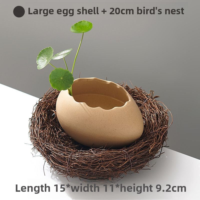 Creative Ceramic Hydroponic Pothos Vase, Indoor Home Flower Arrangement Planter Vessel Decoration